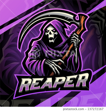 Reaper esport mascot logo design Reaper esport mascot logo design 137272167