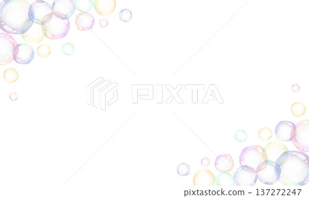 角落裡跳動的肥皂泡框 137272247