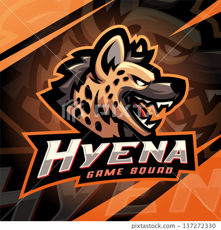 Hyena esport mascot logo design Hyena esport mascot logo design 137272330