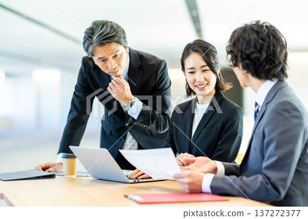 Businessmen to meet Businessmen to meet 137272377