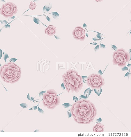 seamless pattern with sakura 137272526