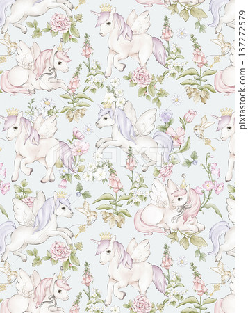 seamless pattern with sakura seamless pattern with sakura 137272579