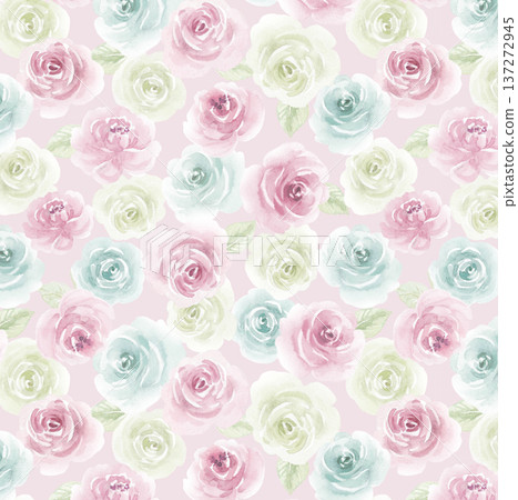 Delicate Pastel Floral Watercolor Wallpaper Designs With Soft Romantic Blooms And Gentle Botanical Patterns 137272945