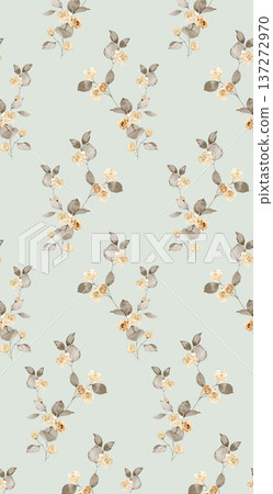 Delicate Pastel Floral Watercolor Wallpaper Designs With Soft Romantic Blooms And Gentle Botanical Patterns 137272970