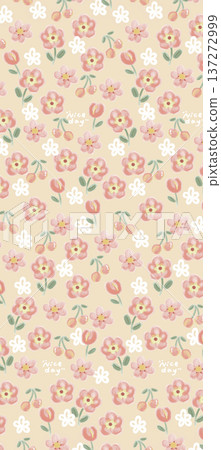 Delicate Pastel Floral Watercolor Wallpaper Designs With Soft Romantic Blooms And Gentle Botanical Patterns 137272999