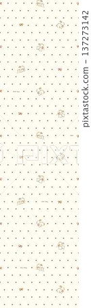 vintage style of tapestry flowers fabric pattern 137273142