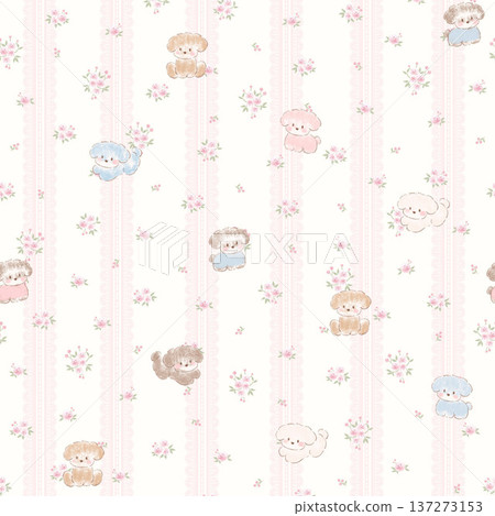 vintage style of tapestry flowers fabric pattern vintage style of tapestry flowers fabric pattern 137273153