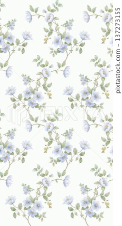 vintage style of tapestry flowers fabric pattern vintage style of tapestry flowers fabric pattern 137273155