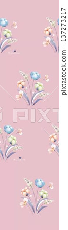 vintage style of tapestry flowers fabric pattern vintage style of tapestry flowers fabric pattern 137273217