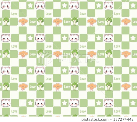 winter pattern with snowflakes 137274442