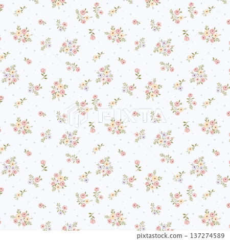 Delicate Pastel Floral Watercolor Wallpaper Designs With Soft Romantic Blooms And Gentle Botanical Patterns 137274589