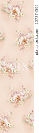 Delicate Pastel Floral Watercolor Wallpaper Designs With Soft Romantic Blooms And Gentle Botanical Patterns 137274592
