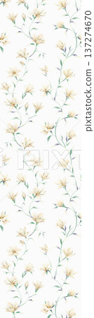 Delicate Pastel Floral Watercolor Wallpaper Designs With Soft Romantic Blooms And Gentle Botanical Patterns 137274670