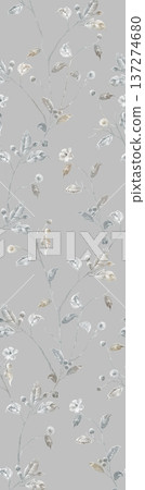 Delicate Pastel Floral Watercolor Wallpaper Designs With Soft Romantic Blooms And Gentle Botanical Patterns 137274680