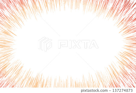 Passionate red and orange focus and speed line background Passionate red and orange focus and speed line background 137274873