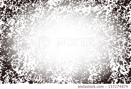 Spooky grey eroded splatter abstract background 137274874