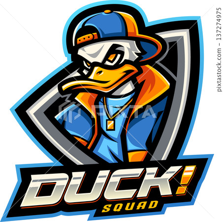 Duck squad esport mascot logo design Duck squad esport mascot logo design 137274975