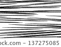 Monochrome horizontal line abstract texture with a sense of speed 137275085