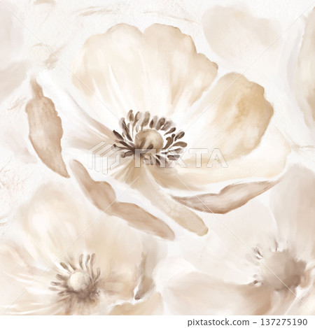 Delicate Pastel Floral Watercolor Wallpaper Patterns With Soft Romantic Blooms And Gentle Botanical Motifs 137275190