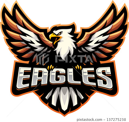Eagles esport mascot logo design Eagles esport mascot logo design 137275238