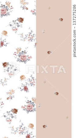 Delicate Pastel Floral Watercolor Wallpaper Patterns With Soft Romantic Blooms And Gentle Botanical Motifs 137275286