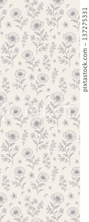 Delicate Pastel Floral Watercolor Wallpaper Patterns With Soft Romantic Blooms And Gentle Botanical Motifs 137275331