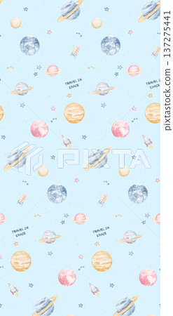 Delicate Pastel Floral Watercolor Wallpaper Patterns With Soft Romantic Blooms And Gentle Botanical Motifs 137275441