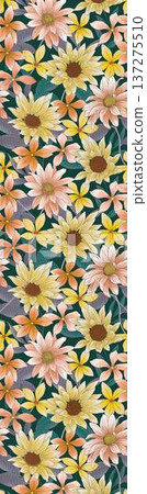 Delicate Pastel Floral Watercolor Wallpaper Patterns With Soft Romantic Blooms And Gentle Botanical Motifs Delicate Pastel Floral Watercolor Wallpaper Patterns With Soft Romantic Blooms And Gentle Botanical Motifs 137275510