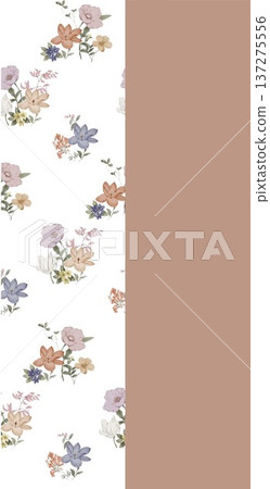 Delicate Pastel Floral Watercolor Wallpaper Patterns With Soft Romantic Blooms And Gentle Botanical Motifs 137275556