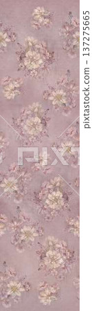 Delicate Pastel Floral Watercolor Wallpaper Patterns With Soft Romantic Blooms And Gentle Botanical Motifs 137275665