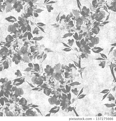 Delicate Pastel Floral Watercolor Wallpaper Patterns With Soft Romantic Blooms And Gentle Botanical Motifs 137275666