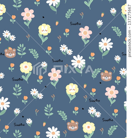 Delicate Pastel Floral Watercolor Wallpaper Patterns With Soft Romantic Blooms And Gentle Botanical Motifs 137275667