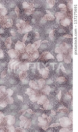 Delicate Pastel Floral Watercolor Wallpaper Patterns With Soft Romantic Blooms And Gentle Botanical Motifs 137275691