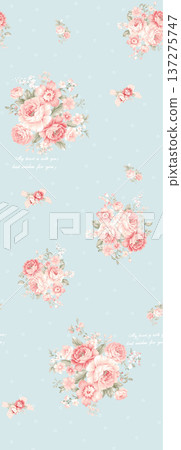Delicate Pastel Floral Watercolor Wallpaper Patterns With Soft Romantic Blooms And Gentle Botanical Motifs 137275747