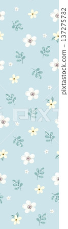 Delicate Pastel Floral Watercolor Wallpaper Patterns With Soft Romantic Blooms And Gentle Botanical Motifs 137275782