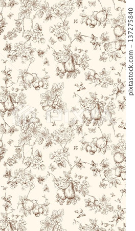 Delicate Pastel Floral Watercolor Wallpaper Patterns With Soft Romantic Blooms And Gentle Botanical Motifs 137275840
