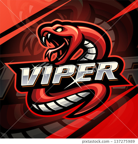 Viper snake mascot logo design Viper snake mascot logo design 137275989