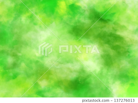 A beautiful, fluffy space in yellow-green 137276013