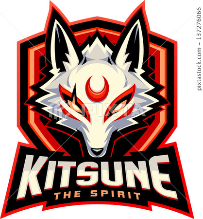 Kitsune head esport mascot logo design Kitsune head esport mascot logo design 137276066