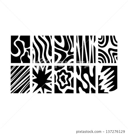Black White Abstract Shape Pattern Bundle, Bold Organic Wave Stripe Fluid Background Black White Abstract Shape Pattern Bundle, Bold Organic Wave Stripe Fluid Background 137276129