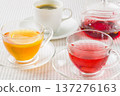 Image of herbal tea and coffee 137276163