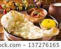 Naan and curry set image 137276165