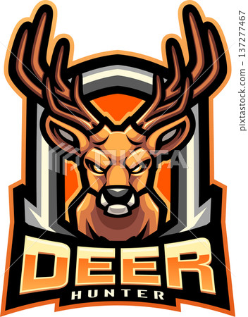 Deer head esport mascot logo design Deer head esport mascot logo design 137277467