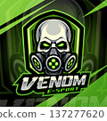 Venom esport mascot logo design 137277620