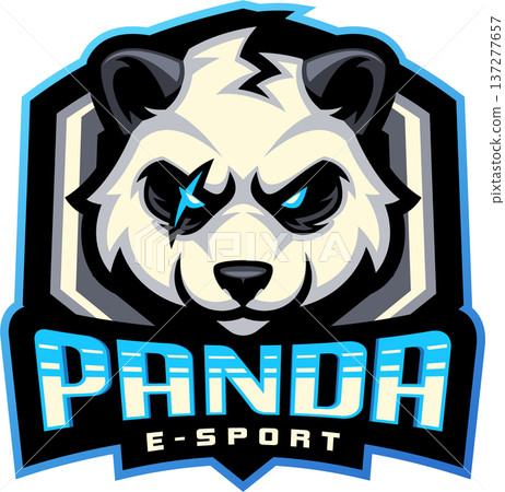 Panda esport mascot logo design Panda esport mascot logo design 137277657
