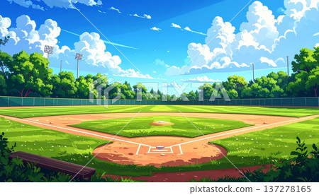 一個棒球場 137278165