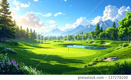 高爾夫球場 高爾夫球場 137278200