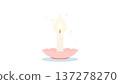 Illustration of a candle 137278270
