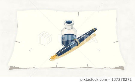 Pen and ink 137278271