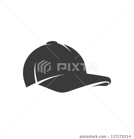 baseball cap icon 137278314